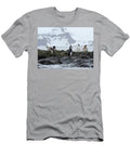 Chinstrap Penguins On Rocky Island Near Antarctica T-Shirt