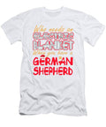 Christmas German Shepherd Who Needs An Electric Blanket When You Have A German Shepherd T-Shirt