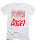 Christmas Siberian Husky Who Needs An Electric Blanket When You Have A Siberian Husky T-Shirt