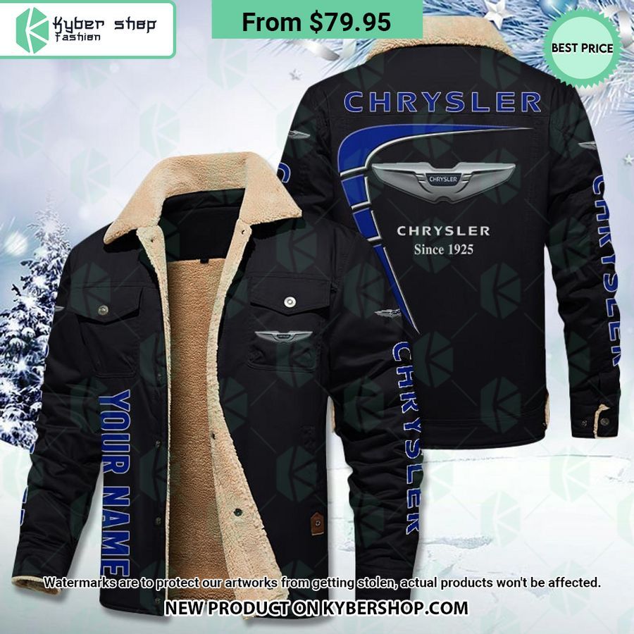 Chrysler Fleece Leather Jacket