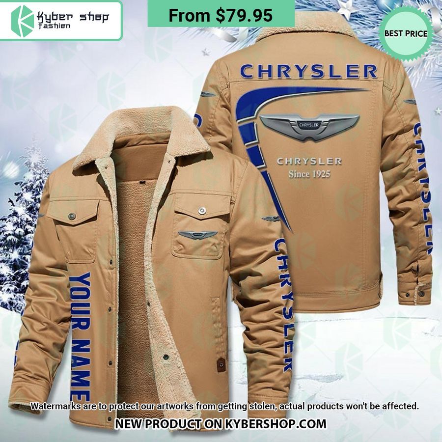 Chrysler Fleece Leather Jacket