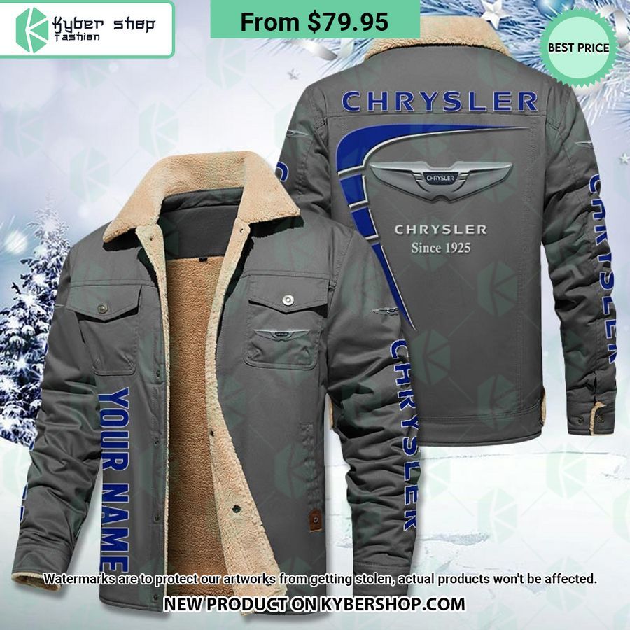 Chrysler Fleece Leather Jacket