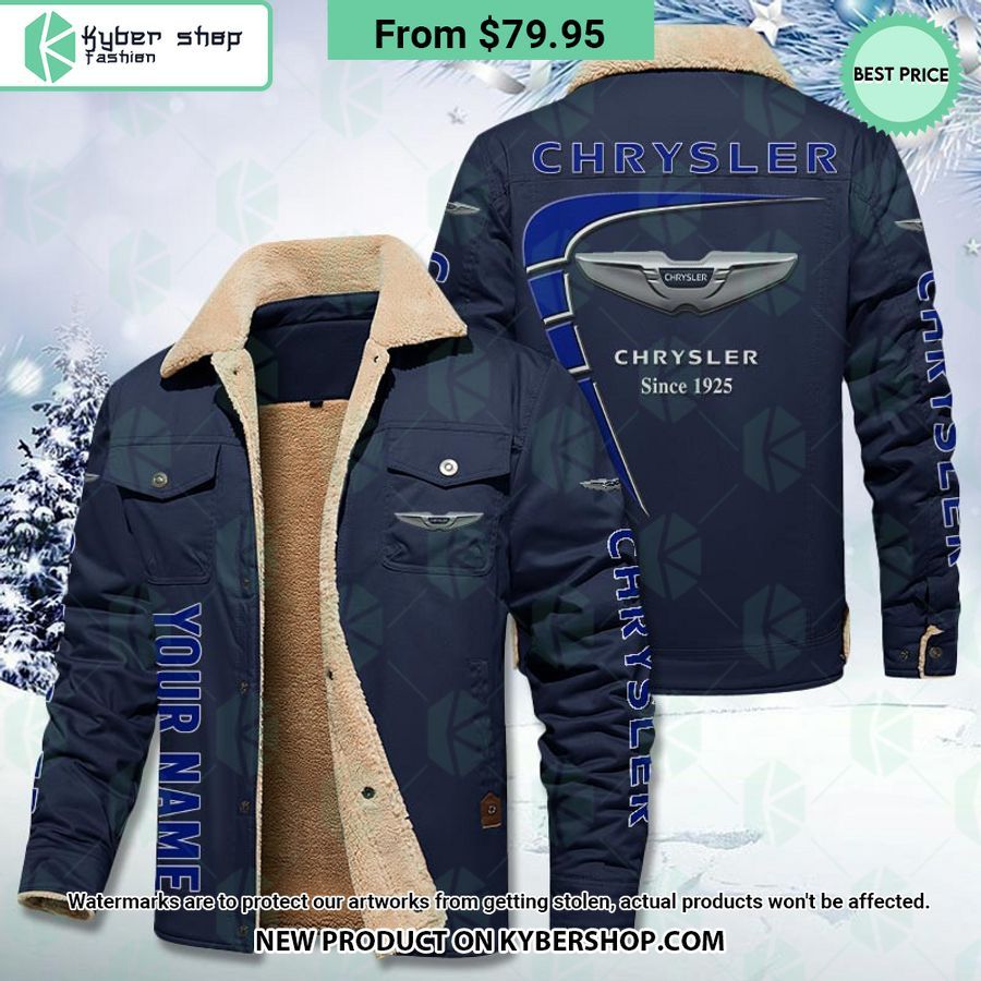 Chrysler Fleece Leather Jacket
