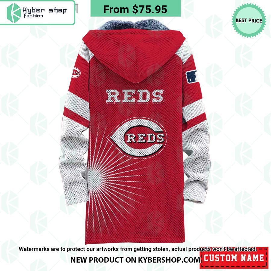 Cincinnati Reds MLB CUSTOM Fleece Windbreaker Jacket