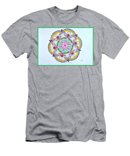 Circular Flower Mandala T-Shirt