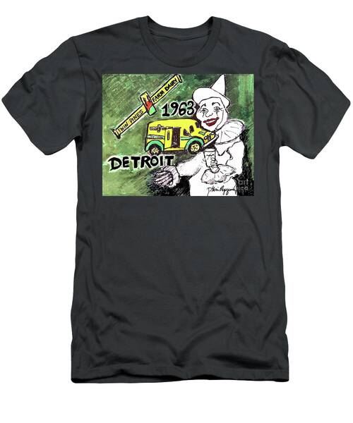 Clarence R Cummings Milky The Clown Milky's Party Time 1960s Detroit T-Shirt