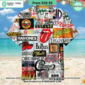Classic Rock Band Hawaiian Shirt Shorts