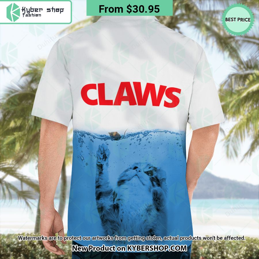 Claws Cat Jaw Shark Hawaiian Shirt