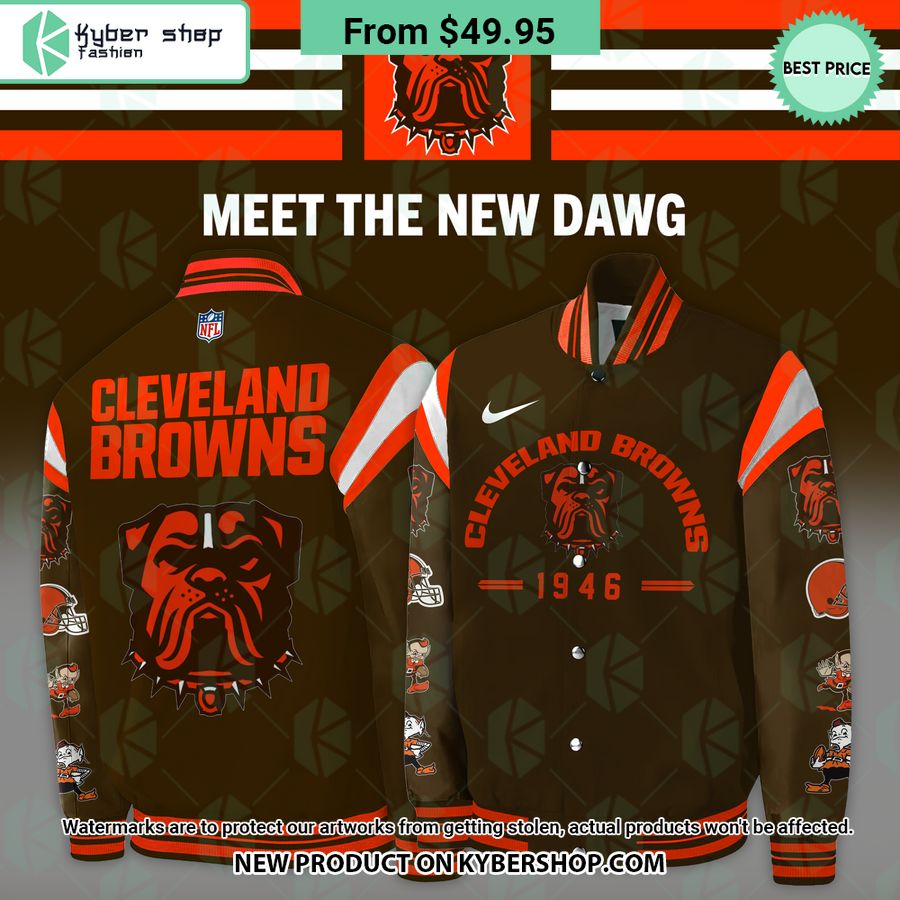 Cleveland Browns Baseball Jacket