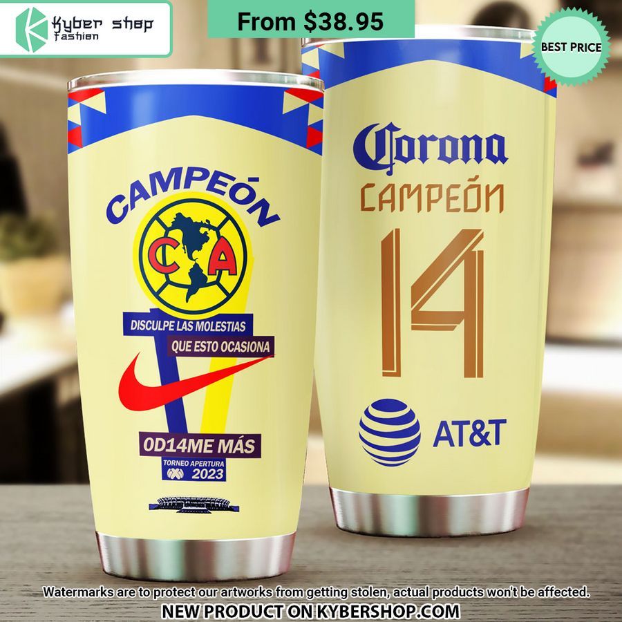 Club América Campeón Tumbler