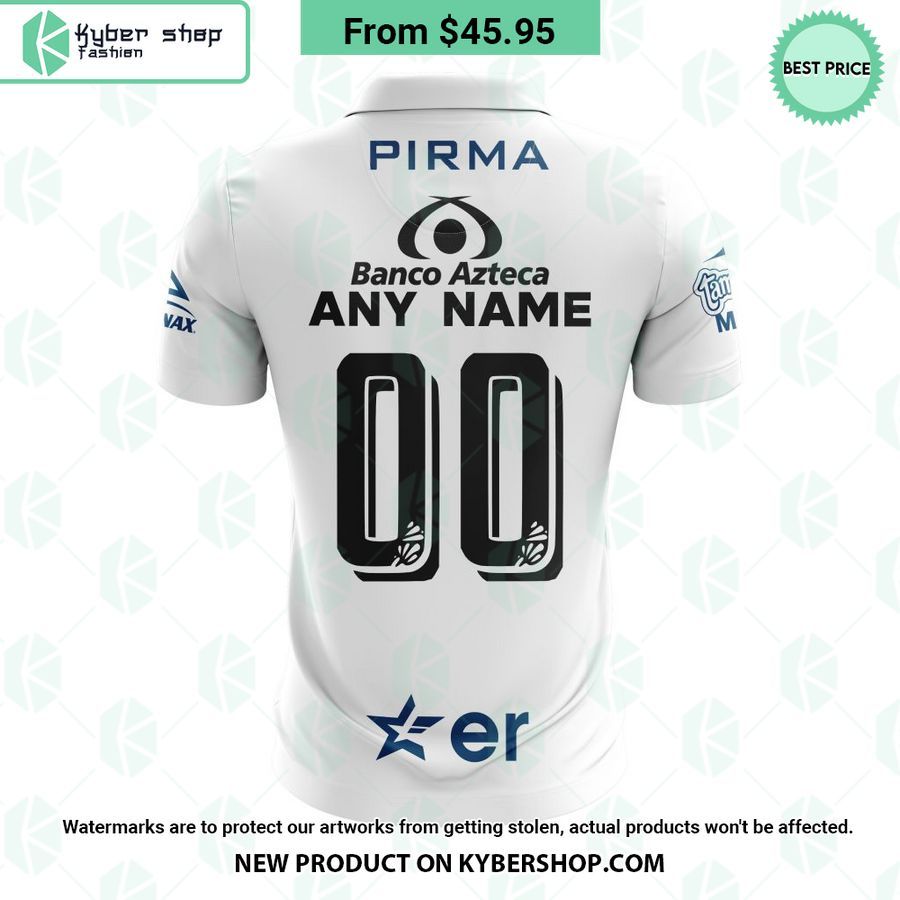 Club Puebla Home Liga MX CUSTOM Polo Shirt