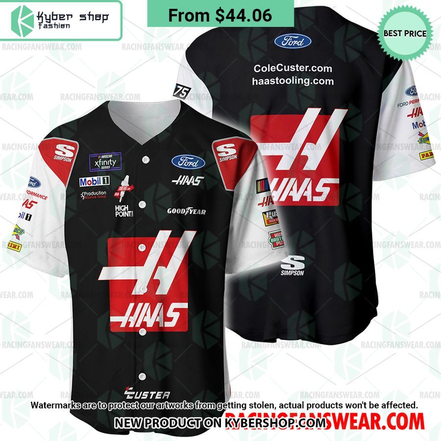 Cole Custer Nascar Racing 2023 Baseball Jersey
