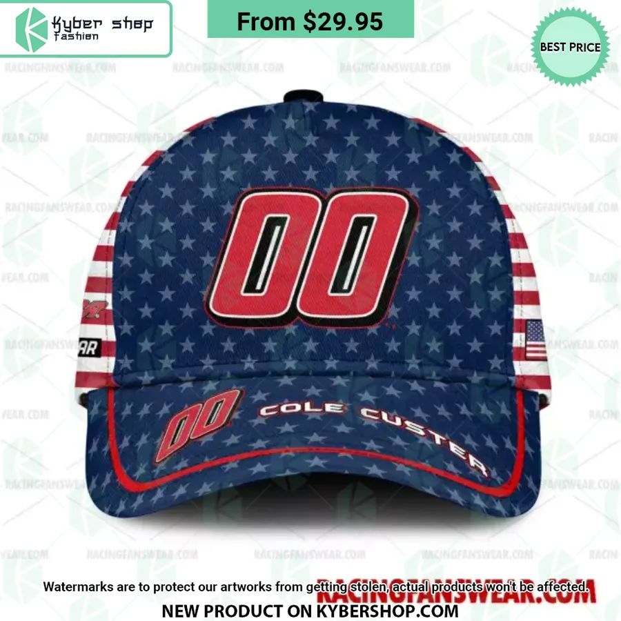 Cole Custer NASCAR Racing Independence Day Hat