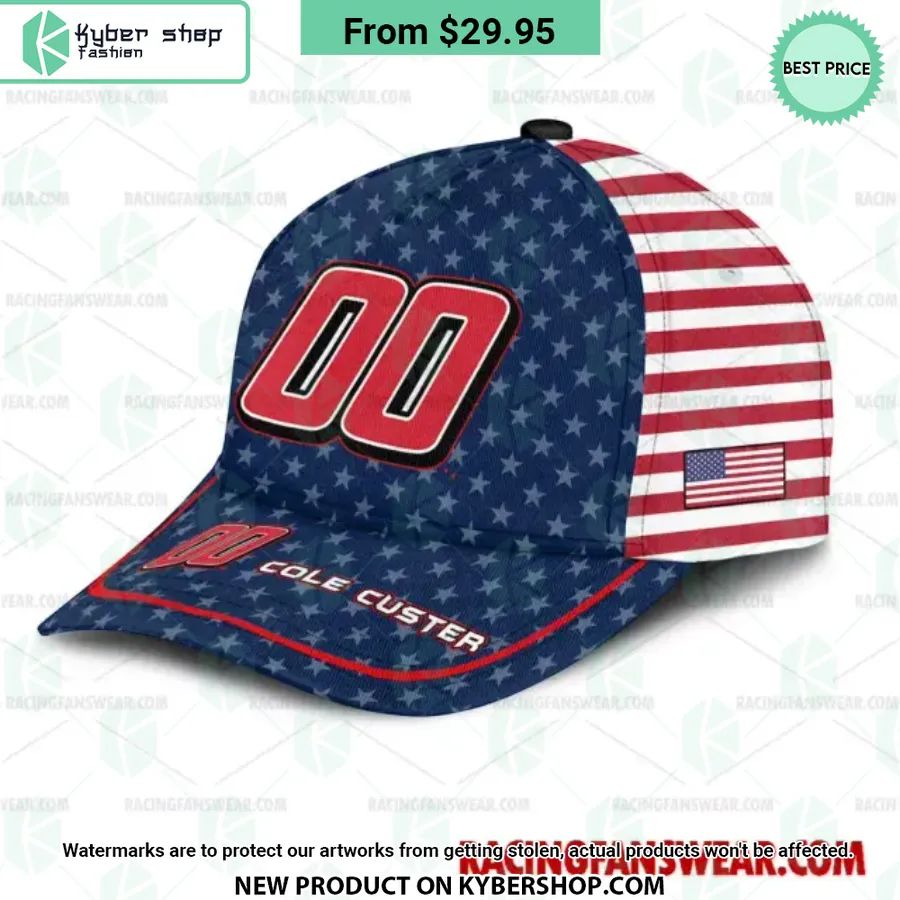 Cole Custer NASCAR Racing Independence Day Hat