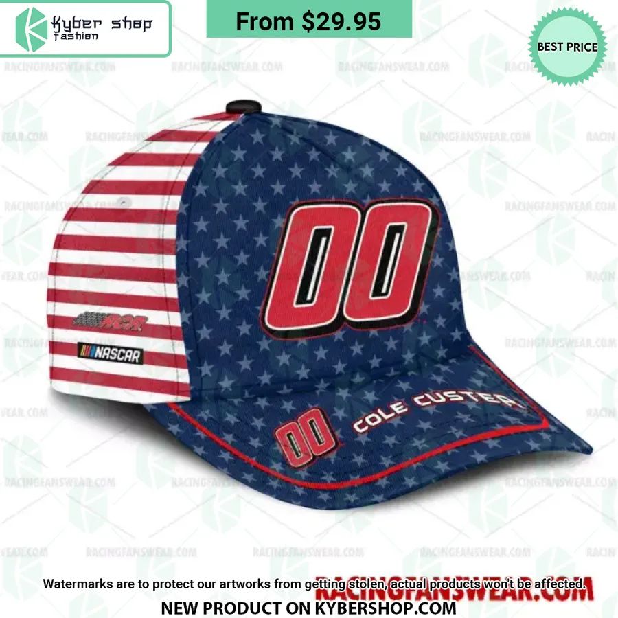 Cole Custer NASCAR Racing Independence Day Hat