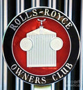 Very Collectible Rolls Royce Owners Club Badge Print