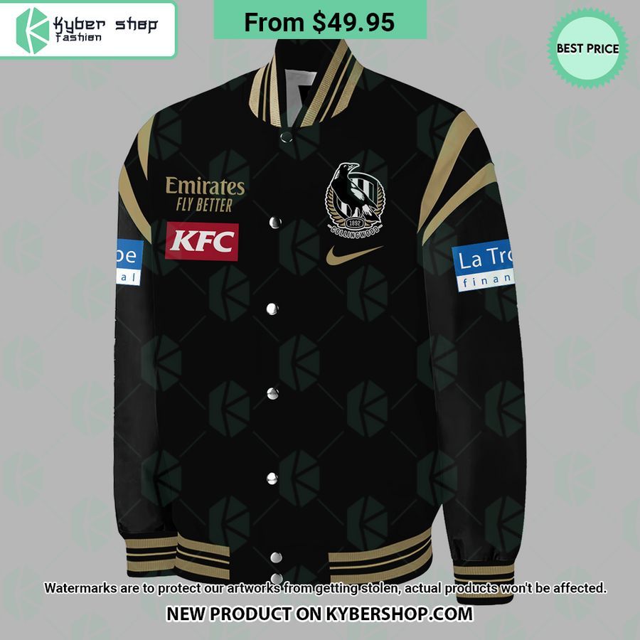 Collingwood FC Champions AFL 2023 Baseball Jacket