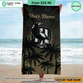 Collingwood FC CUSTOM Beach Towel