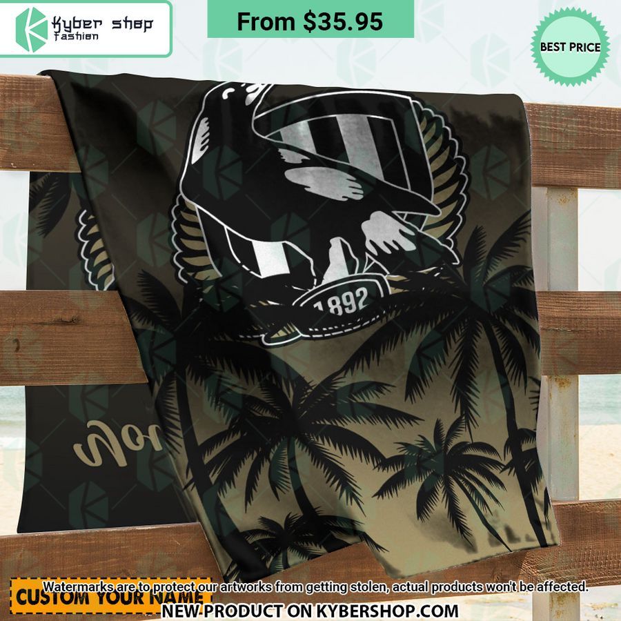 Collingwood FC CUSTOM Beach Towel