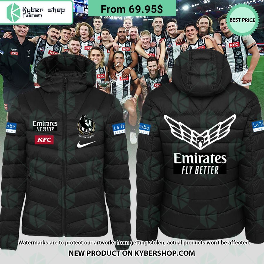 Collingwood FC Sideline Down Jacket