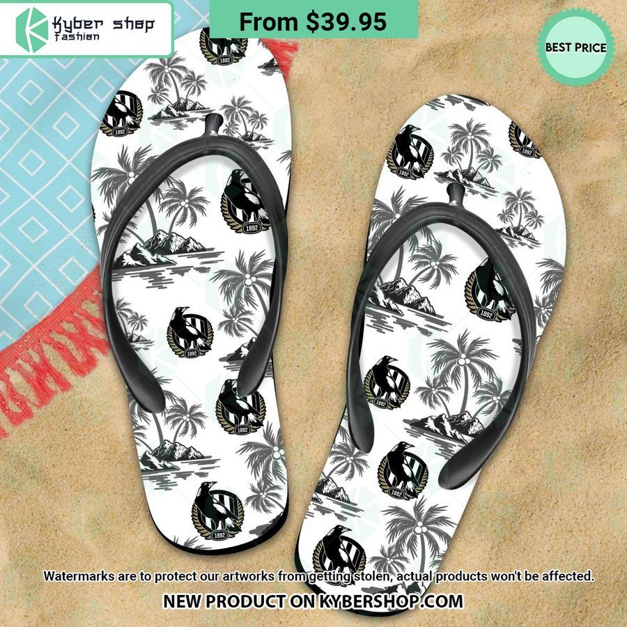 Collingwood Football Club Flip Flop
