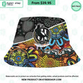 Collingwood Football Club Indigenous Pattern Bucket Hat