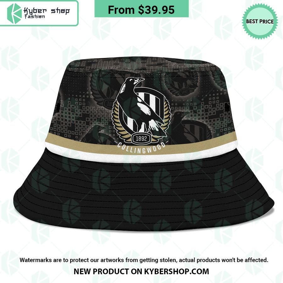 Collingwood Football Club Logo Bucket Hat