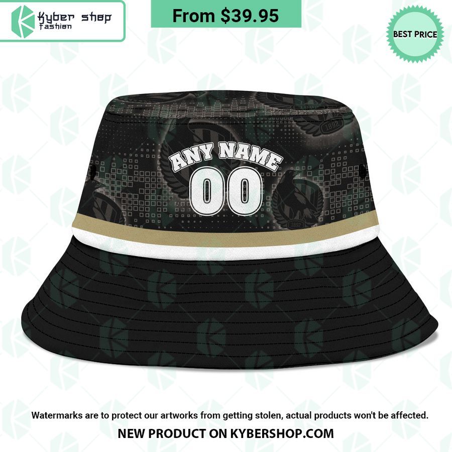 Collingwood Football Club Logo Bucket Hat