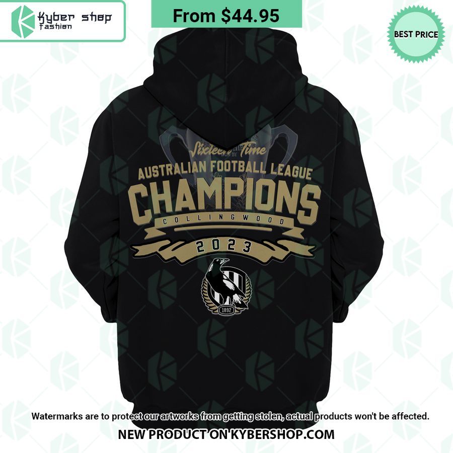Collingwood Magpies Premiers 2023 Champions Hoodie
