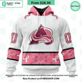 Colorado Avalanche In October We Wear Pink Breast Cancer Shirt