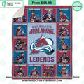 Colorado Avalanche Legends Fleece Blanket