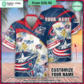 Columbus Blue Jackets custom personalized Hawaiian Shirt