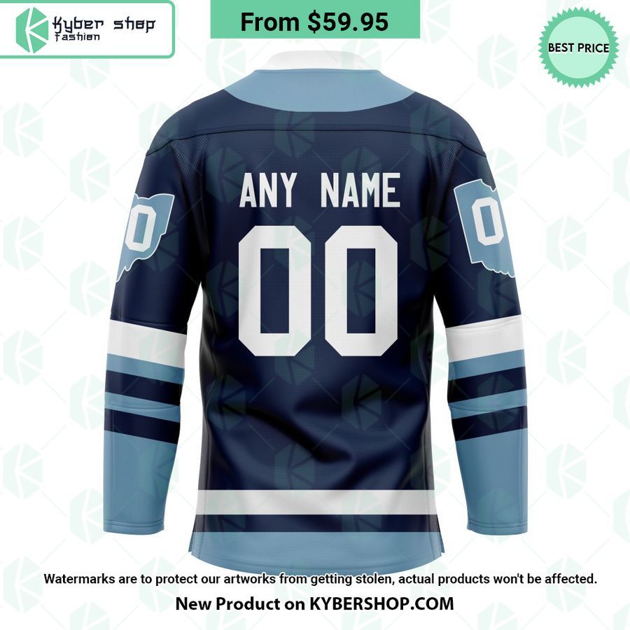 Columbus Blue Jackets Heritage Concepts team logo Hockey Jersey