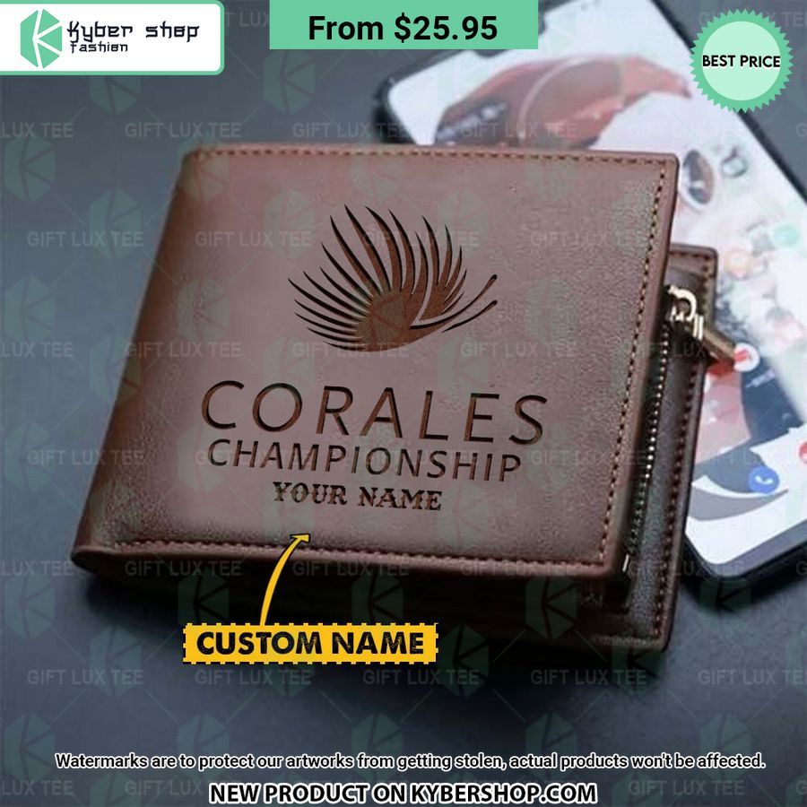 Corales Puntacana Championship CUSTOM Leather Wallet