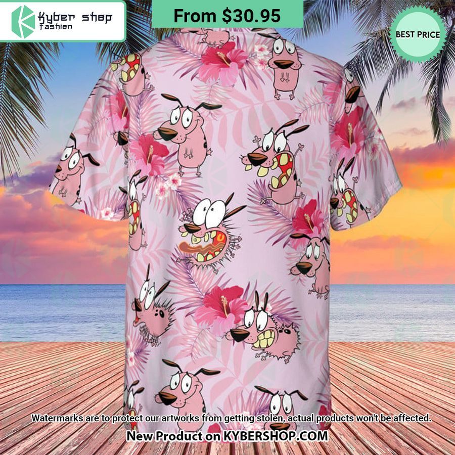 Courage The Cowardly Dog Hawaiian Shirt