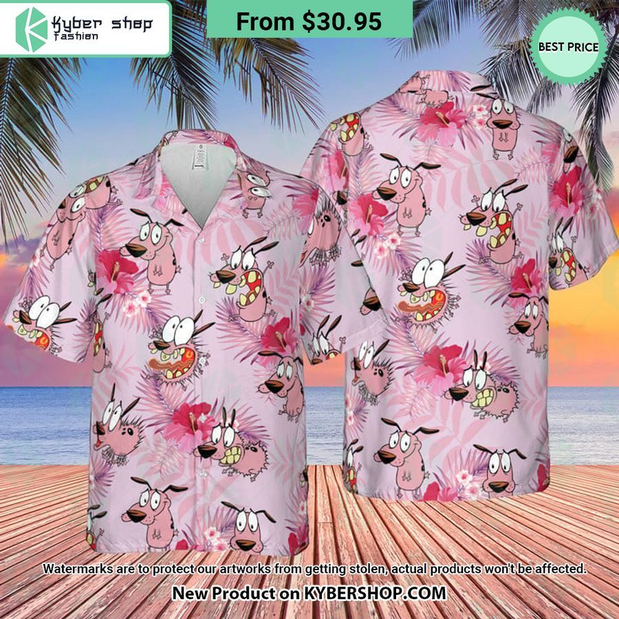 Courage The Cowardly Dog Hawaiian Shirt