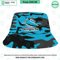 Cronulla Sutherland Sharks Camo Bucket Hat