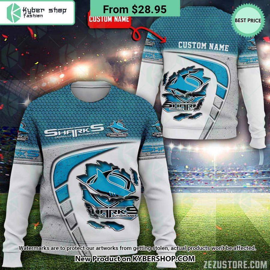 Cronulla-Sutherland Sharks CUSTOM Hoodie