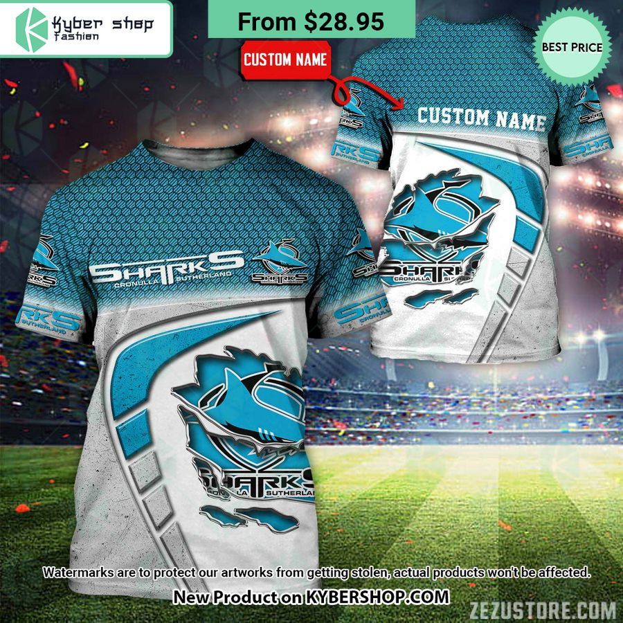 Cronulla-Sutherland Sharks CUSTOM Hoodie