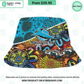 Cronulla Sutherland Sharks Indigenous Pattern Bucket Hat