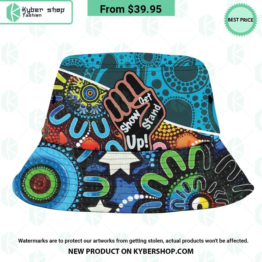 Cronulla Sutherland Sharks Indigenous Pattern Bucket Hat