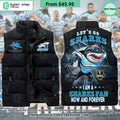 Cronulla-Sutherland Sharks NRL Sleeveless Puffer Down Jacket