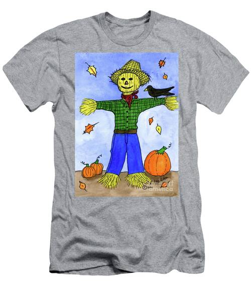 Crow Visits Scarecrow T-Shirt