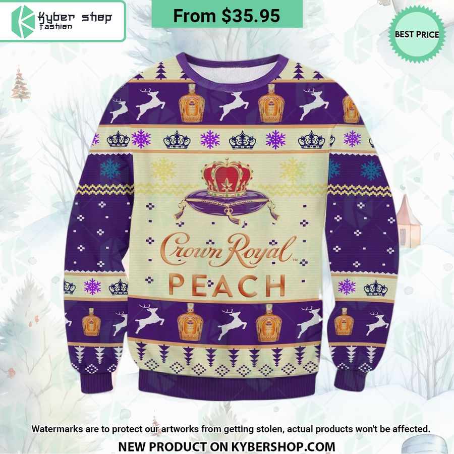 Crown Royal Peach Sweater