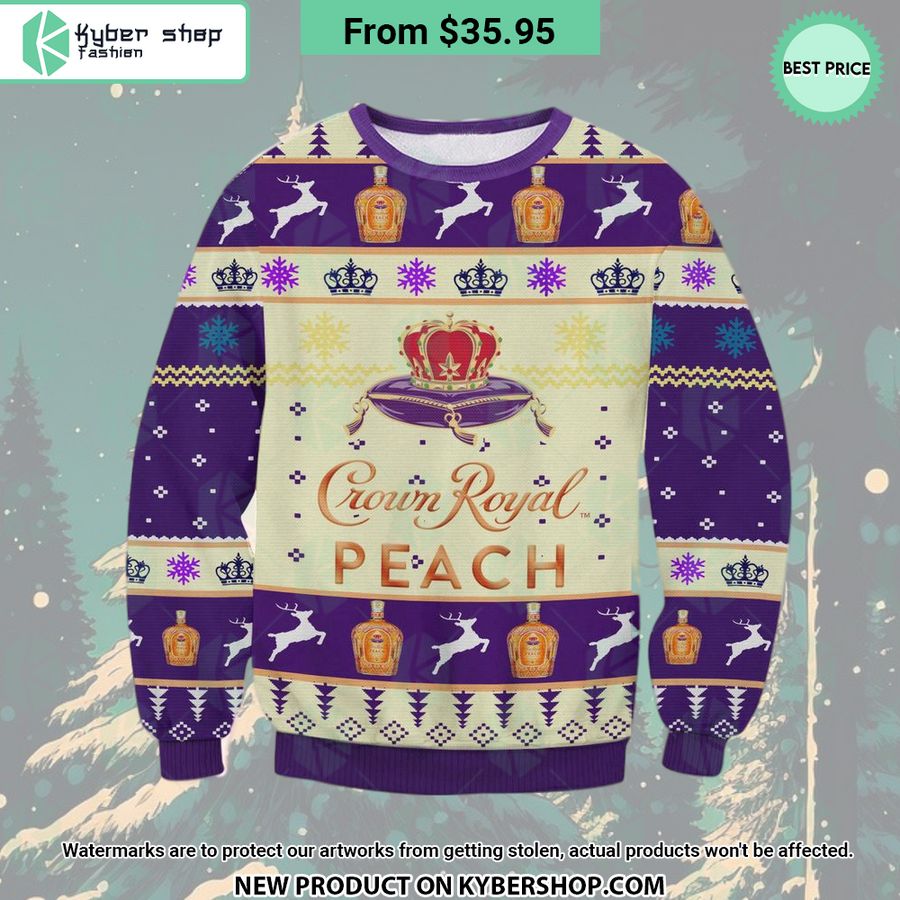 Crown Royal Peach Sweater