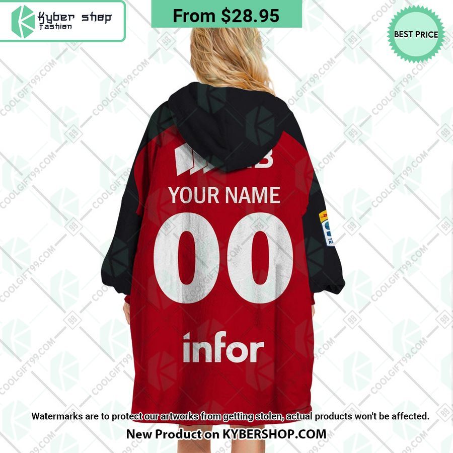 Crusaders Super Rugby Pacific Home Jersey CUSTOM Hoodie Blanket