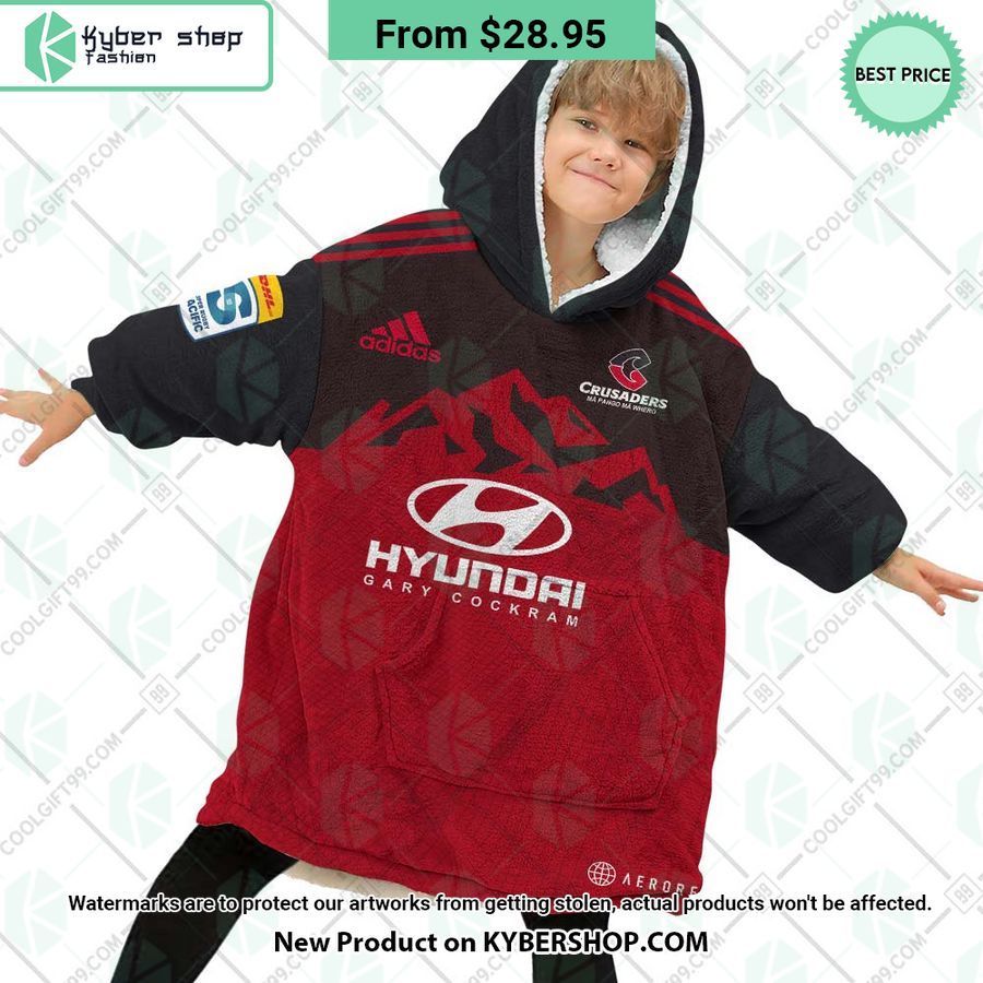 Crusaders Super Rugby Pacific Home Jersey CUSTOM Hoodie Blanket