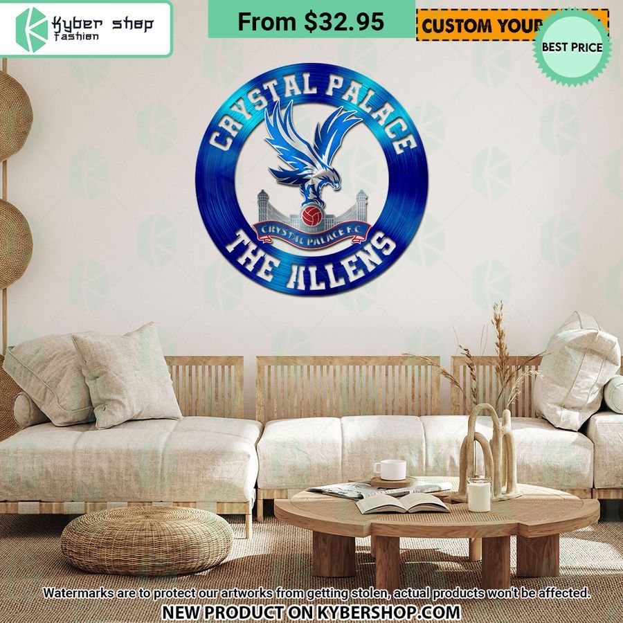 Crystal Palace CUSTOM Metal Sign