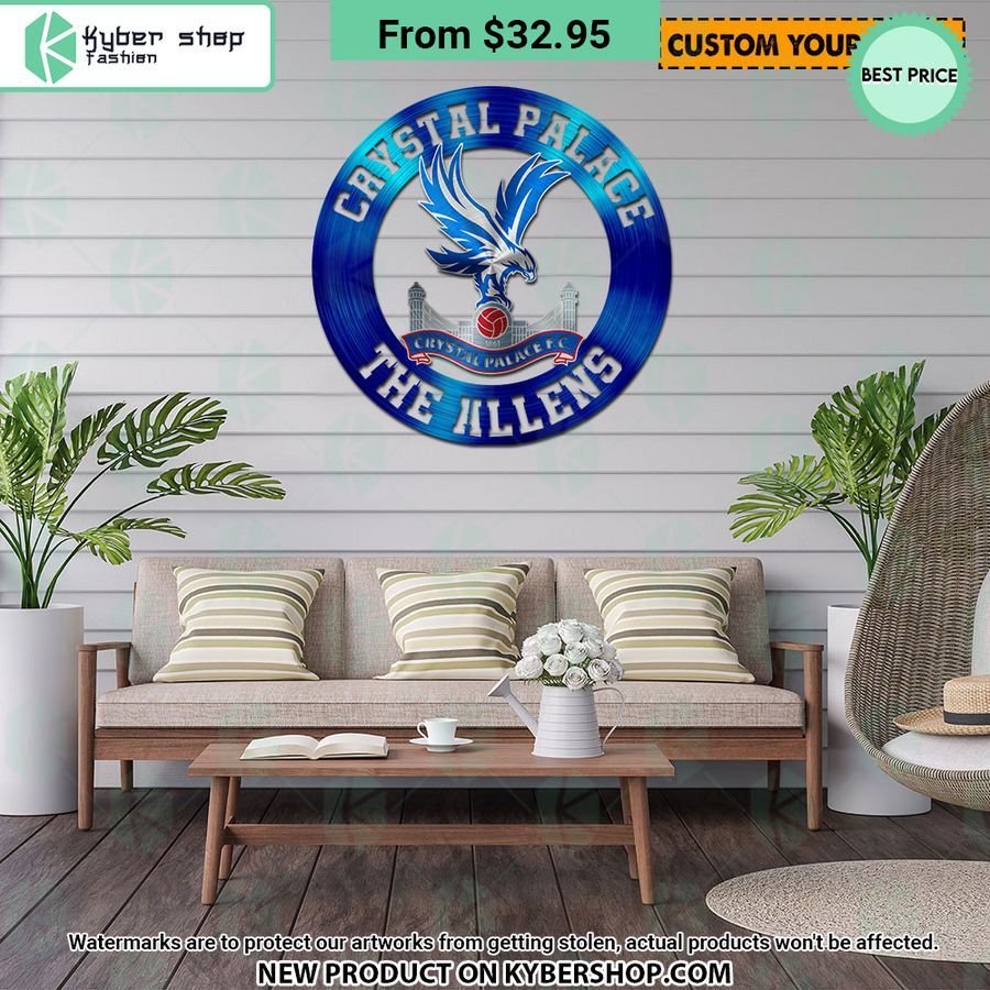 Crystal Palace CUSTOM Metal Sign