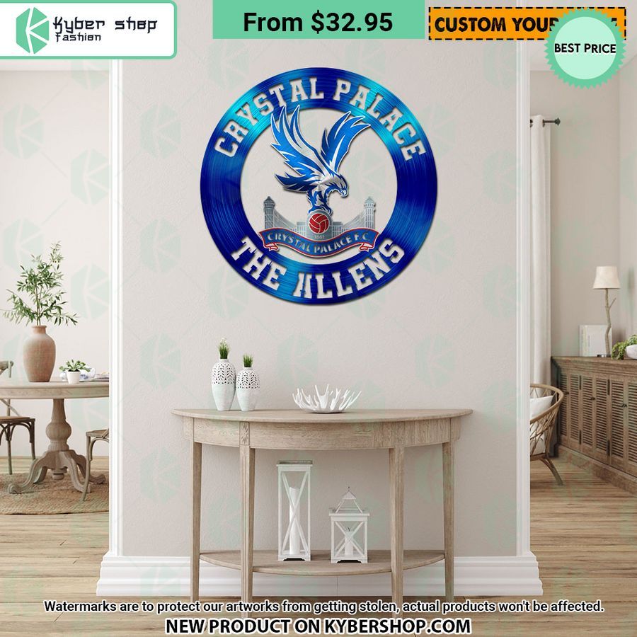 Crystal Palace CUSTOM Metal Sign